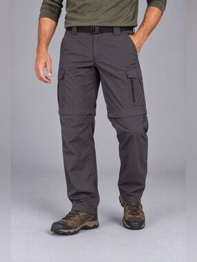 Rugged Exposure Convertible Hiking Cargo Pants 38x32 NWT